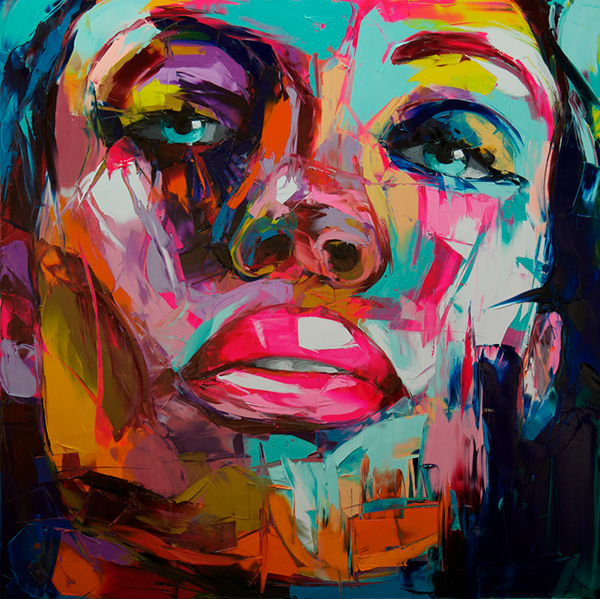 600x599 Colorful And Expressive Paintings By Nielly Francoise - Colorful Painting