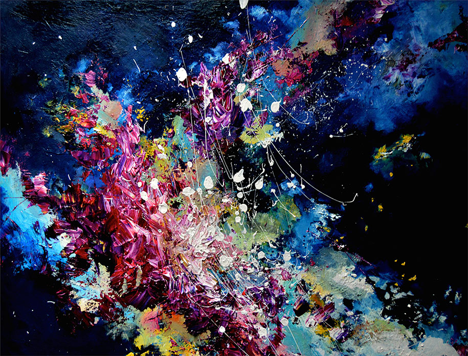 915x697 Artist With Synesthesia Can See Music As Colorful Paintings - Colorful Painting