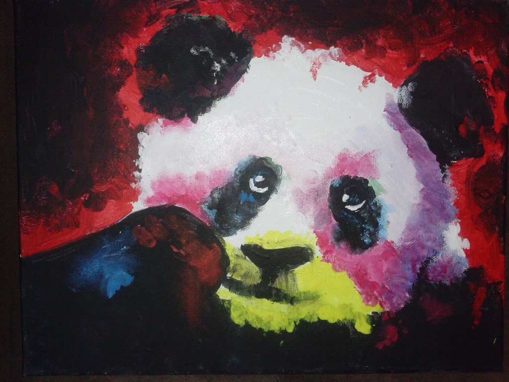 1024x768 Level One Homeschool (Ages 5 7) - Colorful Panda Painting