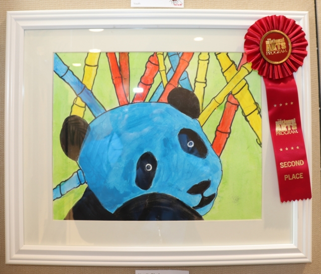 645x551 The Colorful Panda The National Arts Program Foundation - Colorful Panda Painting