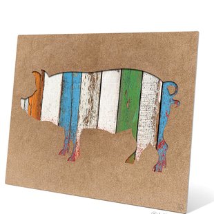 310x310 Colorful Pig Painting Wayfair - Colorful Pig Painting