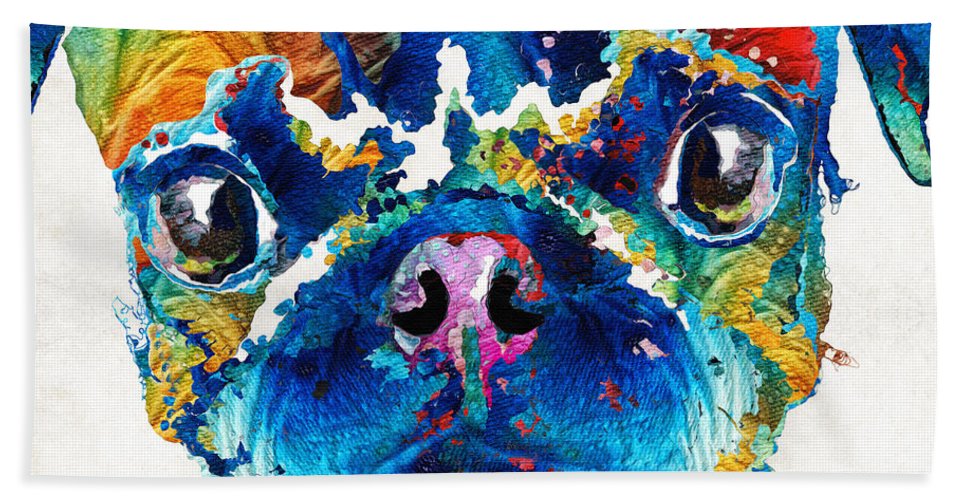 967x500 Colorful Pug Art - Colorful Pug Painting