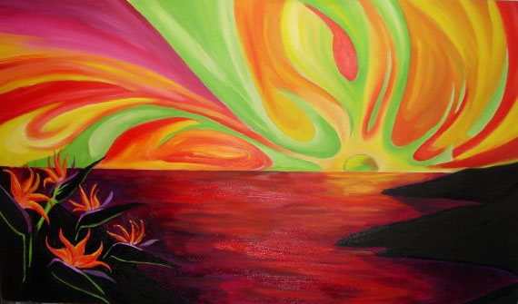 570x335 Craig's Art Space Colorful Sky Painting - Colorful Sky Painting