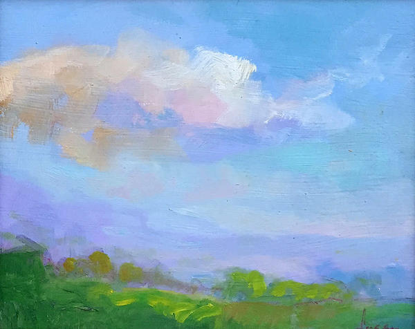 600x476 Inspiring Cloud Amp Sky Paintings Art Prints On Canvas Dorothy Fagan - Colorful Sky Painting