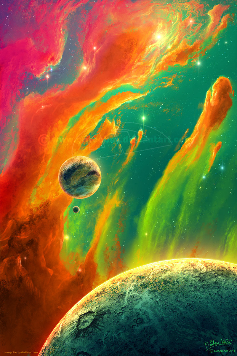 800x1200 Painted Sky By Chromattix - Colorful Sky Painting