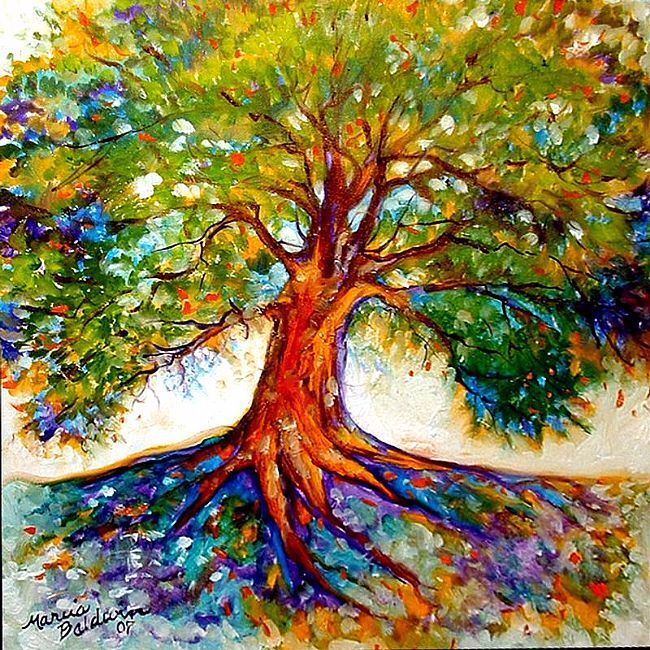 650x650 Colorful Tree Of Life Tattoo Idea Sharons - Colorful Tree Of Life Painting