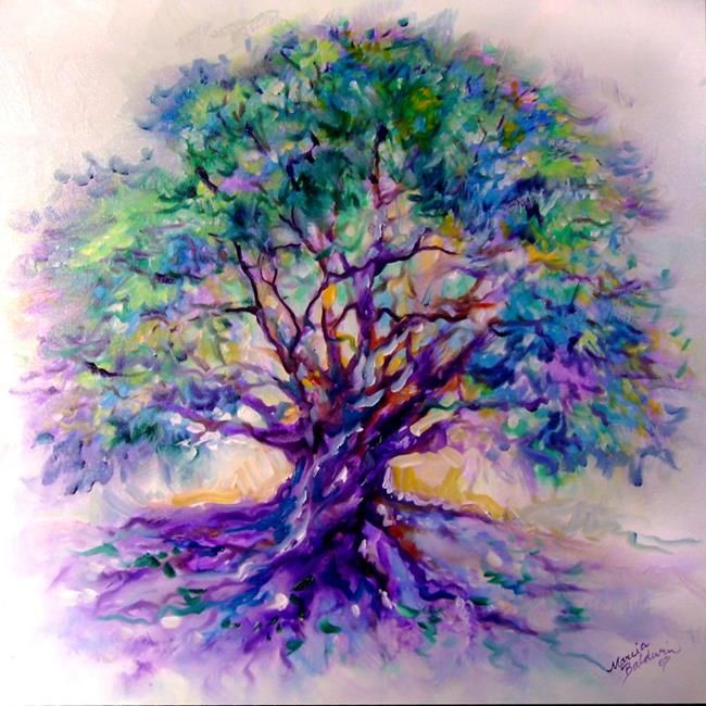 650x650 I Might Need To Buy This Print! The Colors Are Beautiful! Art - Colorful Tree Of Life Painting