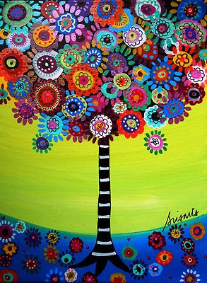 Colorful Tree Of Life Painting at PaintingValley.com | Explore ...