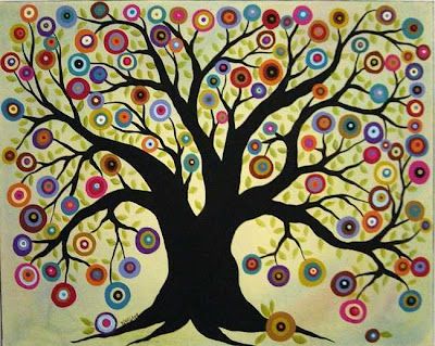 400x319 Colorful Tree Of Life Home Ideas - Colorful Tree Of Life Painting