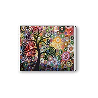 342x342 Custom Beautiful Modern Art Abstract Painting Colorful - Colorful Tree Of Life Painting