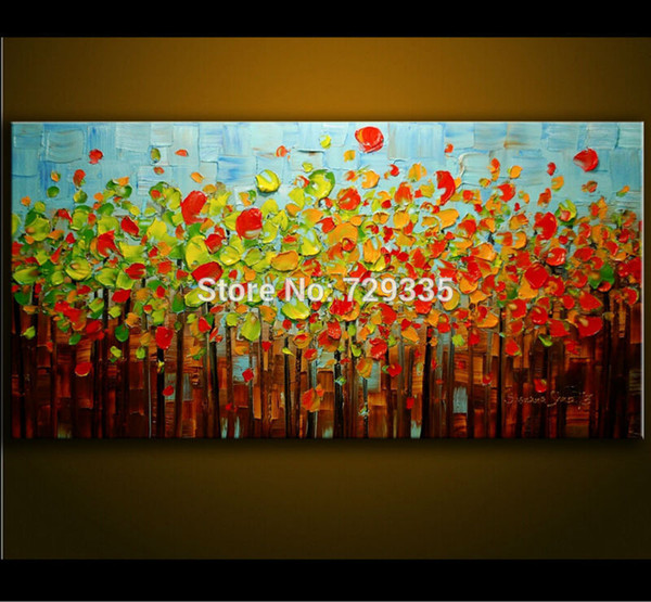 Colorful Tree Painting at PaintingValley.com | Explore collection of ...