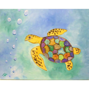300x300 Family Paint Party - Colorful Turtle Painting
