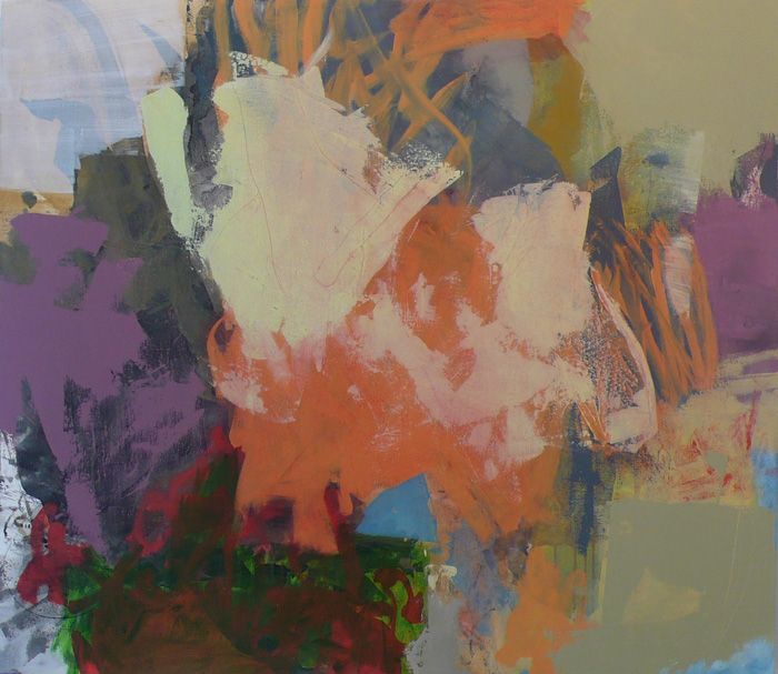 700x607 Mary Nomecos Philadelphia Artist Abstract Painting - Colorist Painting Techniques