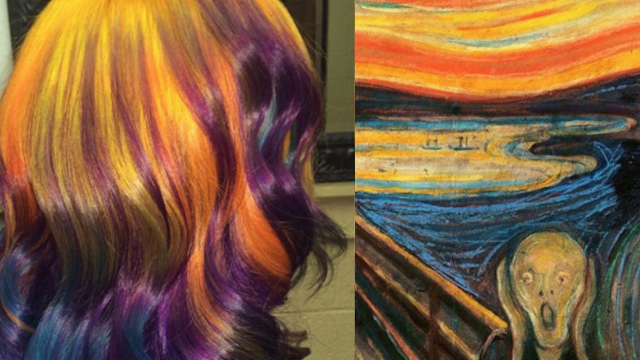 640x360 Hair Colorist Uses Famous Paintings As Her Inspiration - Colorist Painting Techniques
