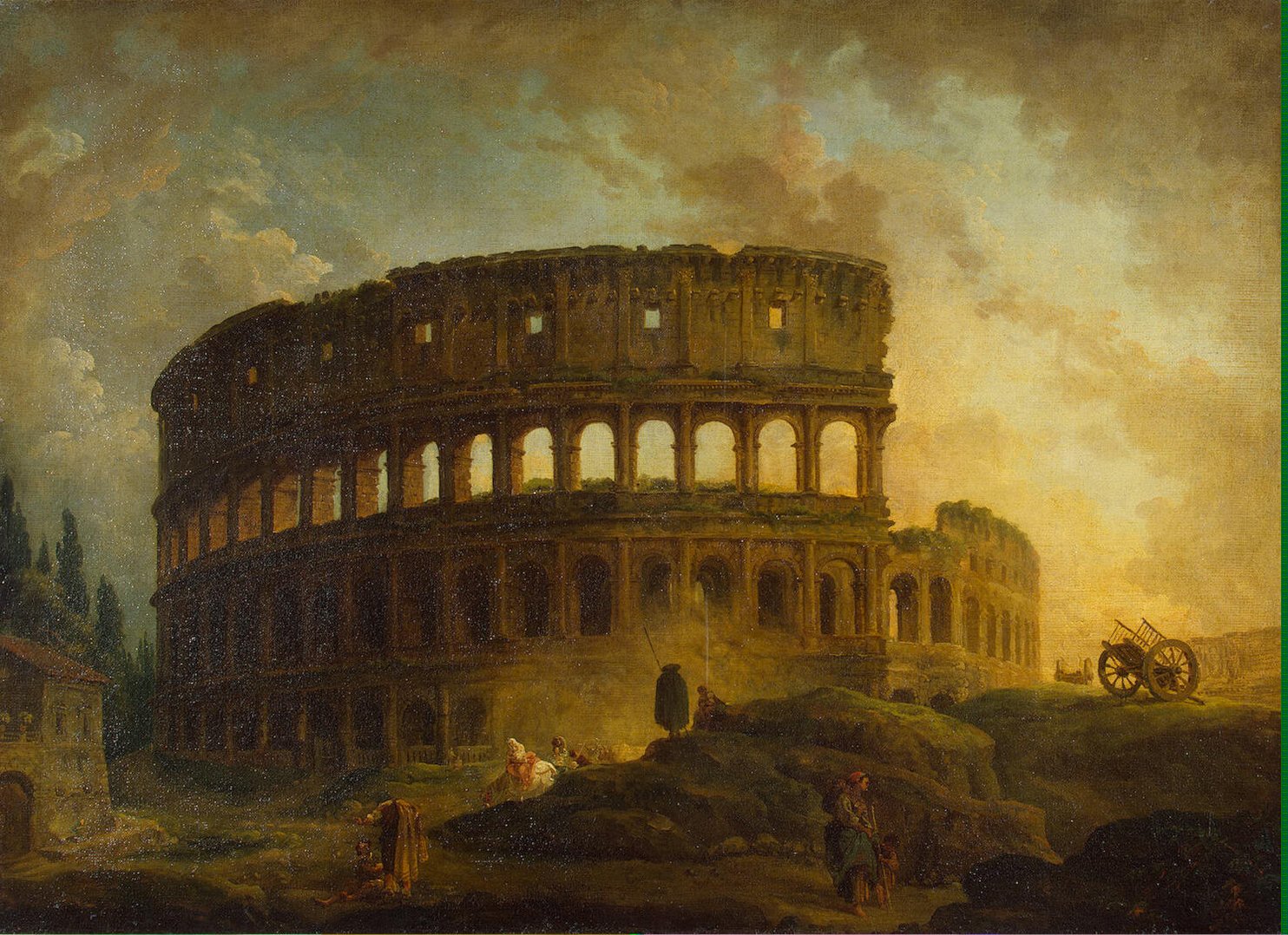 1484x1078 Colosseum Painting Hubert Robert Oil Paintings - Colosseum Painting