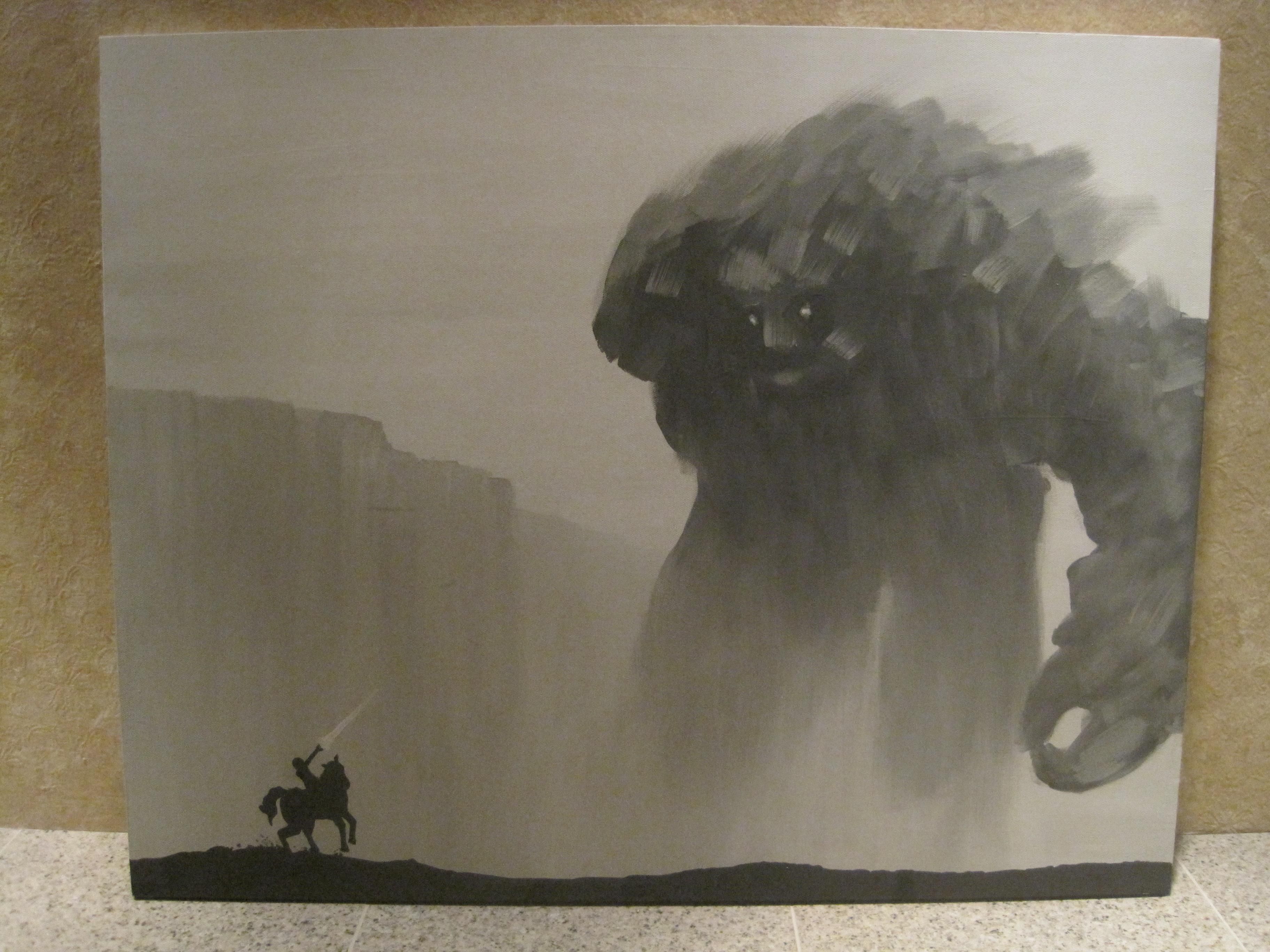 3648x2736 Shadow Of The Colossus Painting - Colossus Painting