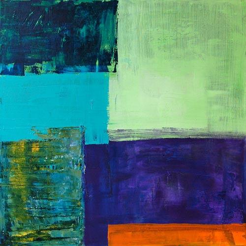 500x500 Goldfisch By Claudia Abstract Art, Decorative Art, Painting - Colour Field Painting