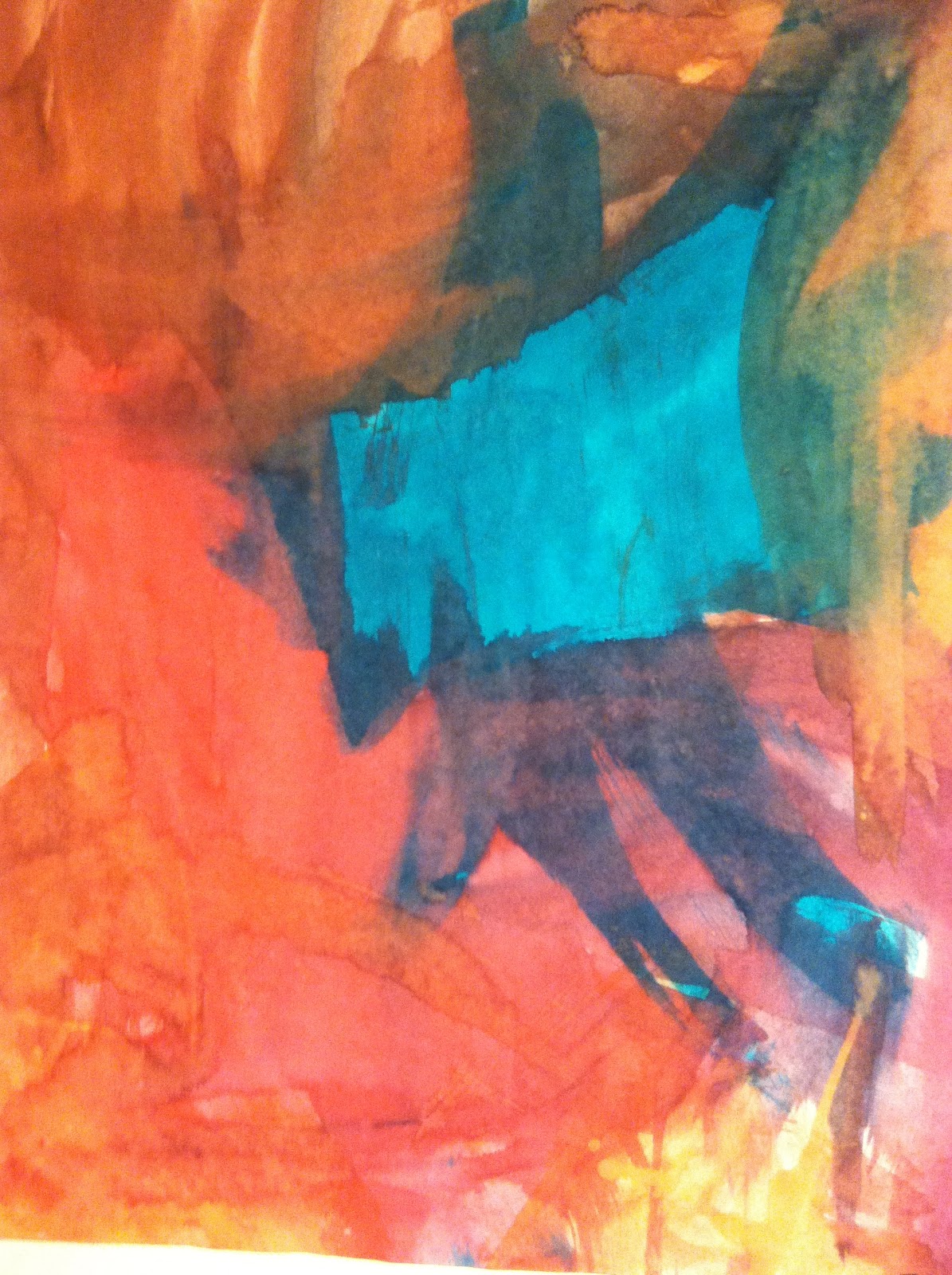 1195x1600 Miss Tina's Art Class September Helen Frankenthaler, New York - Colour Field Painting