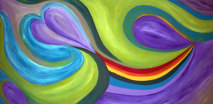 900x441 Loving In Colour Painting By Kayon Cox - Colour Painting Images
