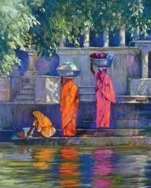 530x658 How To Add More Contrast To Your Paintings Through Colour And Tone - Colour Painting Images