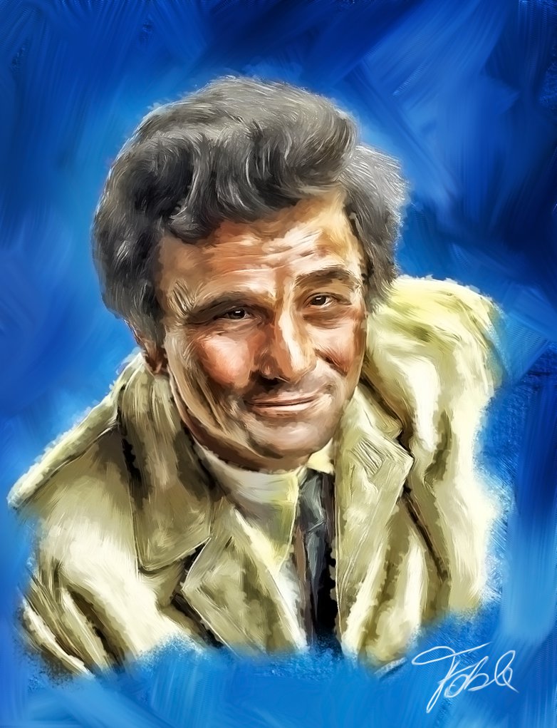 782x1021 Columbo By Fabledue - Columbo Painting