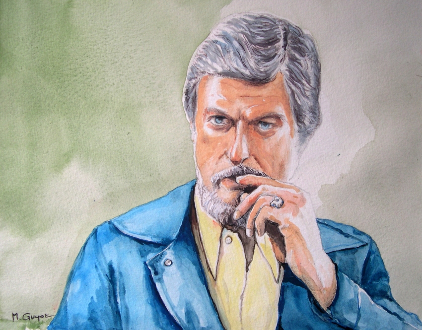 850x665 Portrait Of Dick Van Dyke By Columbo On Stars Portraits - Columbo Painting