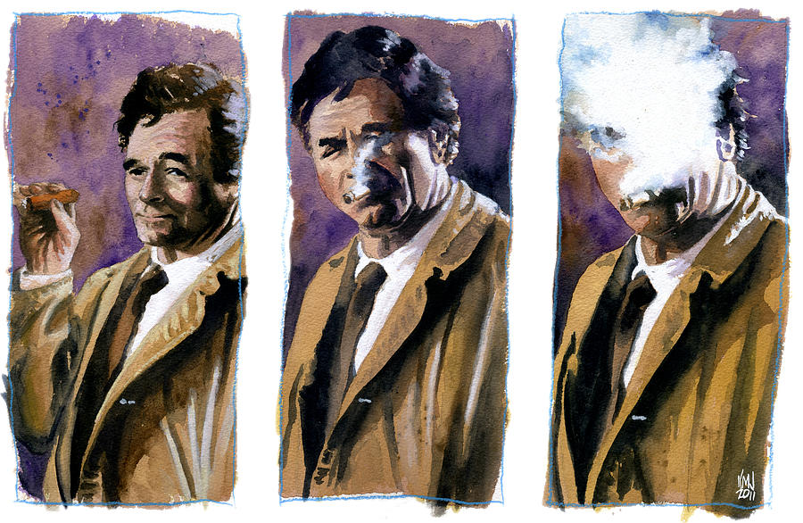 900x586 Columbo Painting By Ken Meyer - Columbo Painting