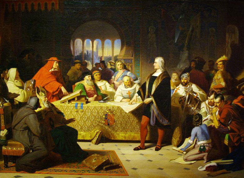 780x568 Columbus And The Discovery Of America In History Painting - Columbus Painting