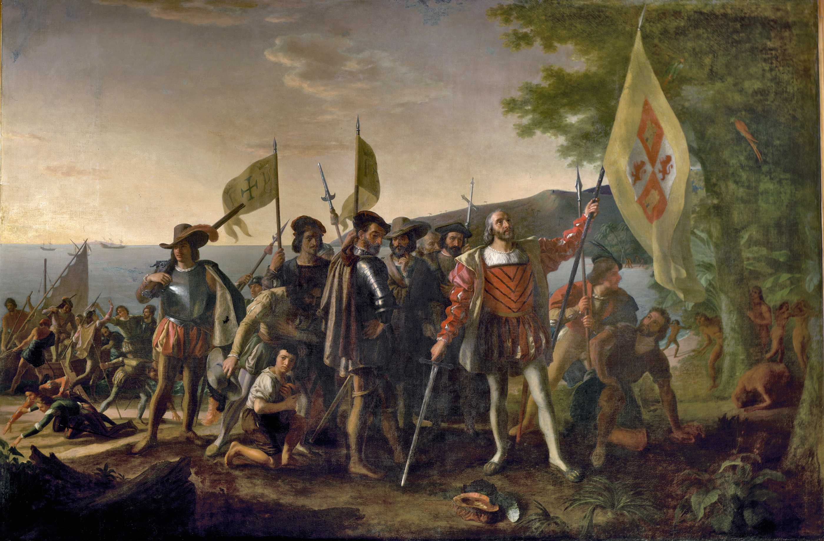 2800x1840 Landing Of Columbus Architect Of The Capitol United States Capitol - Columbus Painting