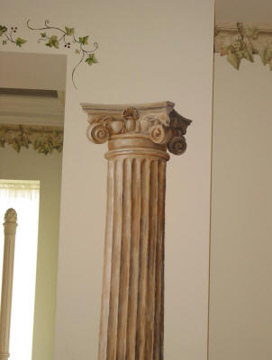 302x400 Decorative Painting - Column Painting