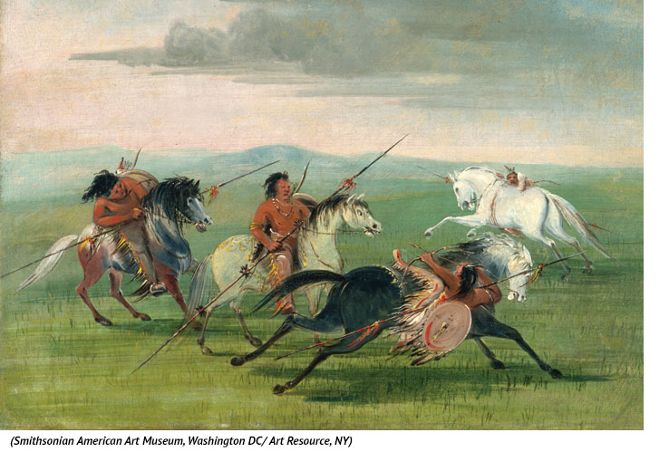 738x499 Comanche Veterans Comanche Nation - Comanche Warrior Painting