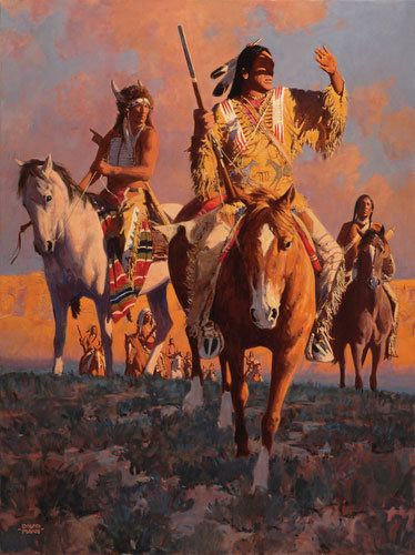 Comanche Warrior Painting at PaintingValley.com | Explore collection of ...