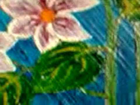 480x360 Comb Painted Wall Hanging - Comb Painting