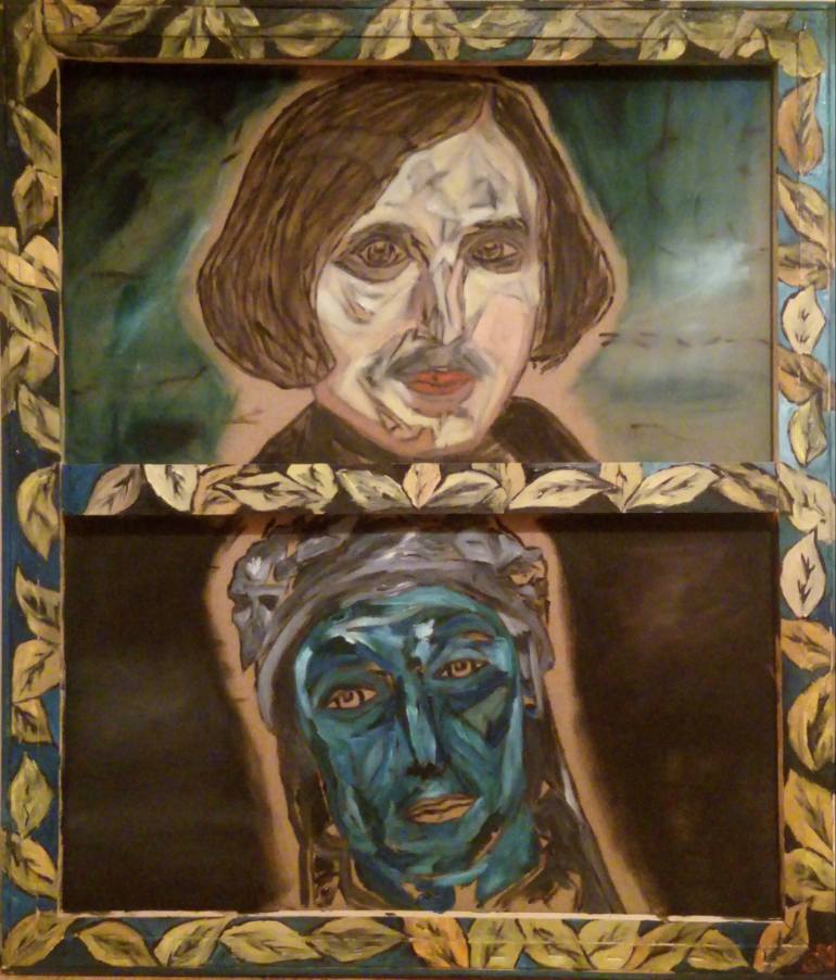 770x902 Saatchi Art Divine Comedy Painting By - Comedy Painting