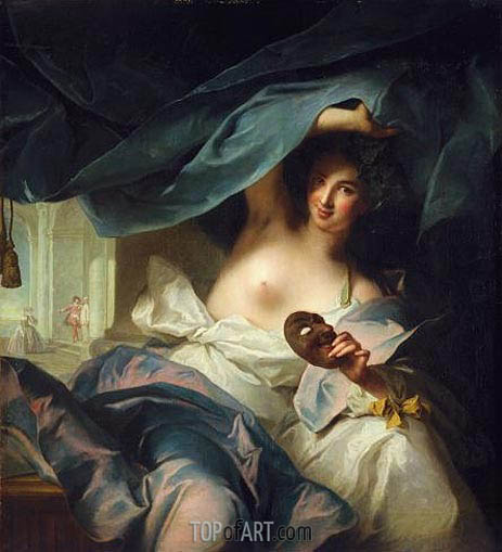 463x509 Thalia, Muse Of Comedy Jean Marc Nattier Painting Reproduction - Comedy Painting