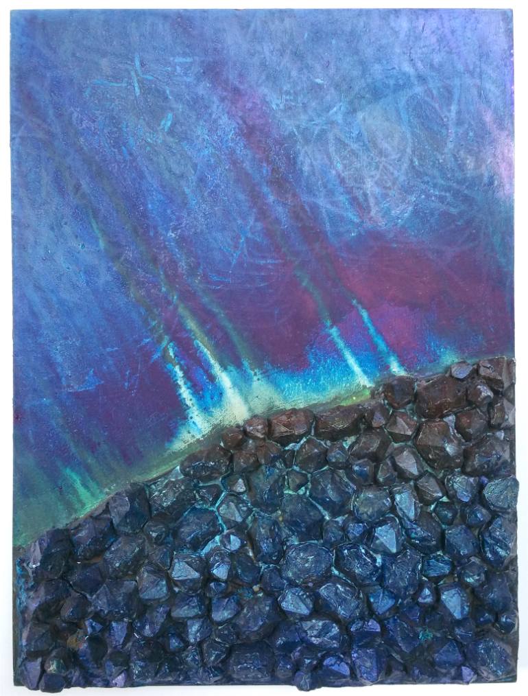 770x1014 Saatchi Art Surfing On A Comet Painting By Paul Seftel - Comet Painting