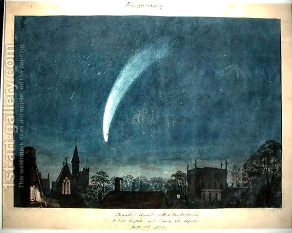 600x479 William (Turner Of Oxford) Turnerdonatis Comet, 1858 Vintage - Comet Painting