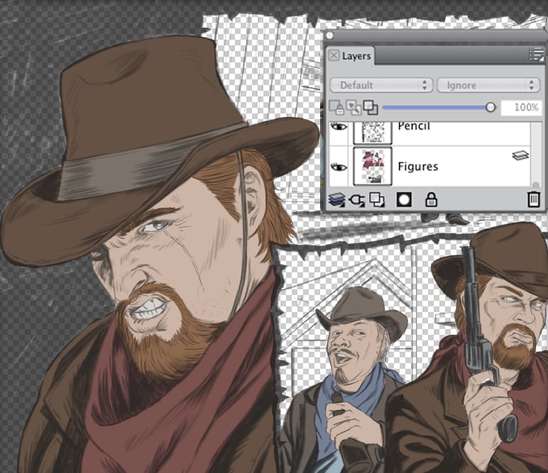 772x667 Painting A Comic Book Page - Comic Book Painting