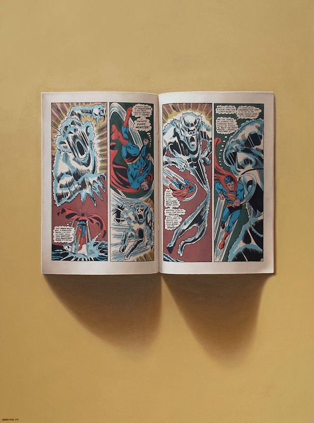 640x861 Photorealistic Comic Book Paintings By Sharon Moody (10 Pictures) - Comic Book Painting