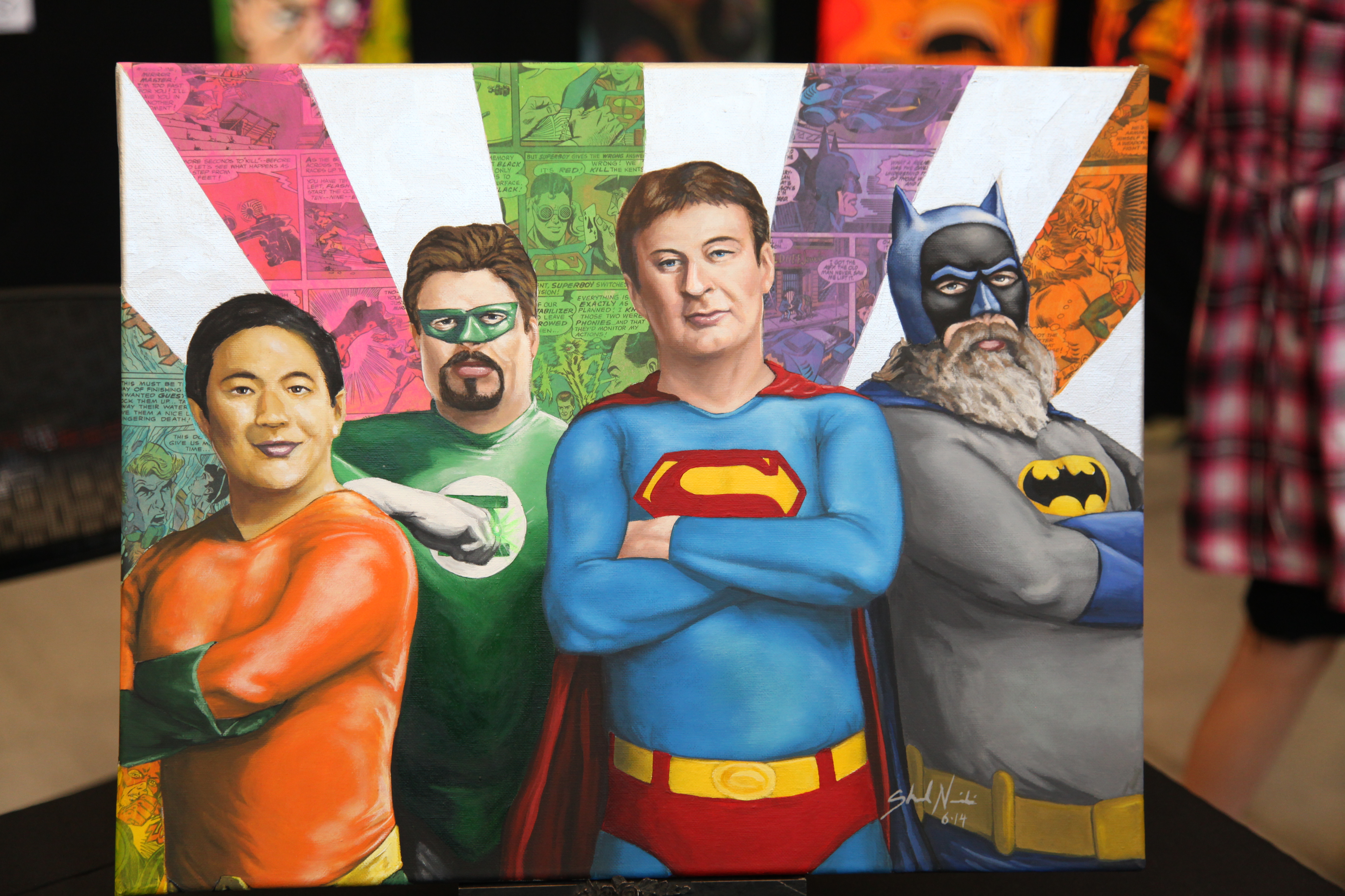 5616x3744 Fan Painting Of Comic Book Men Cgc Comics Blog - Comic Book Painting