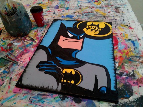 570x428 Comic Book Style Painting 22 Best Ryan Images On Batman - Comic Book Painting
