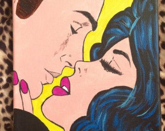 340x270 Comic Painting Etsy - Comic Painting