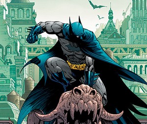 300x253 Batman Comic Art Painting Artsability Co Uk Foundmyself - Comic Painting