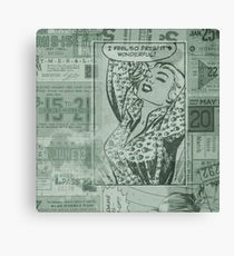 210x230 Comic Strip Painting Amp Mixed Media Canvas Prints Redbubble - Comic Strip Painting