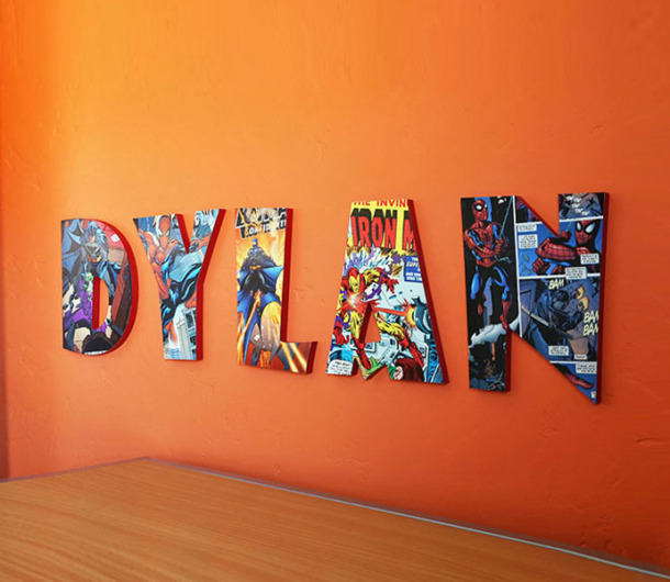 610x530 Diy Comic Book Letters - Comic Strip Painting