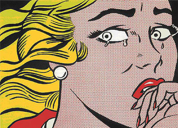 600x433 Pop Art Makeup - Comic Strip Painting