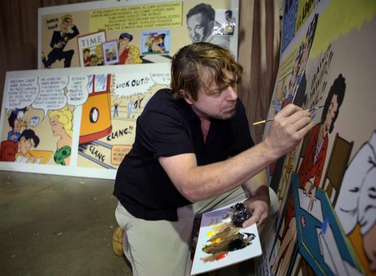 539x395 Amesbury Gives Li'L Abner His Due - Comic Strip Painting