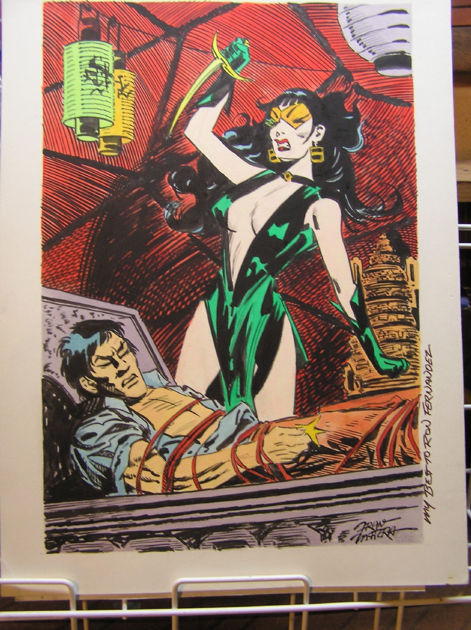 935x1250 Bruce Lee Kung Fu Strip Promotion Painting, In George Hagenauer'S - Comic Strip Painting