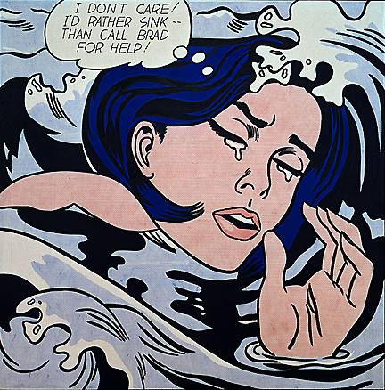432x438 Comic Book Style Paintings Create Comic Book Pop Art Like Roy - Comic Style Painting