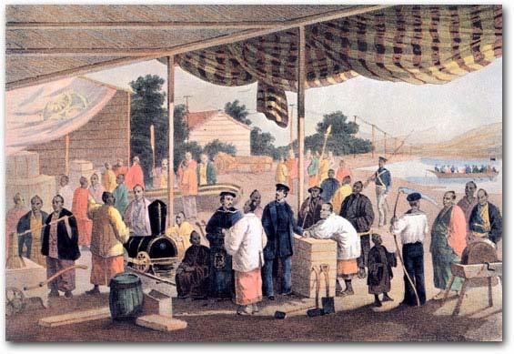 565x389 July 8, 1853 Perry Anchors U.s. Ships In Edo Bay, The Beginning - Commodore Matthew Perry Japanese Painting